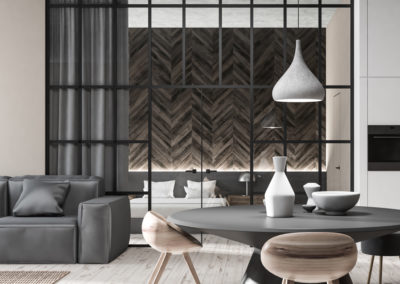 Zabudowy całoszklane w Glass House