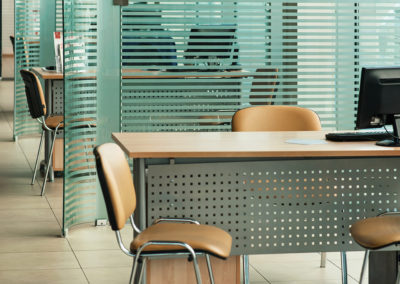 Zabudowy całoszklane w Glass House