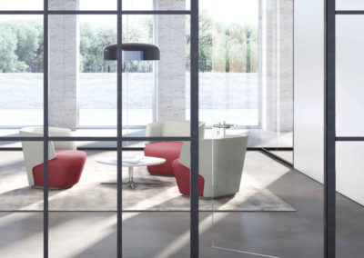 Zabudowy całoszklane w Glass House