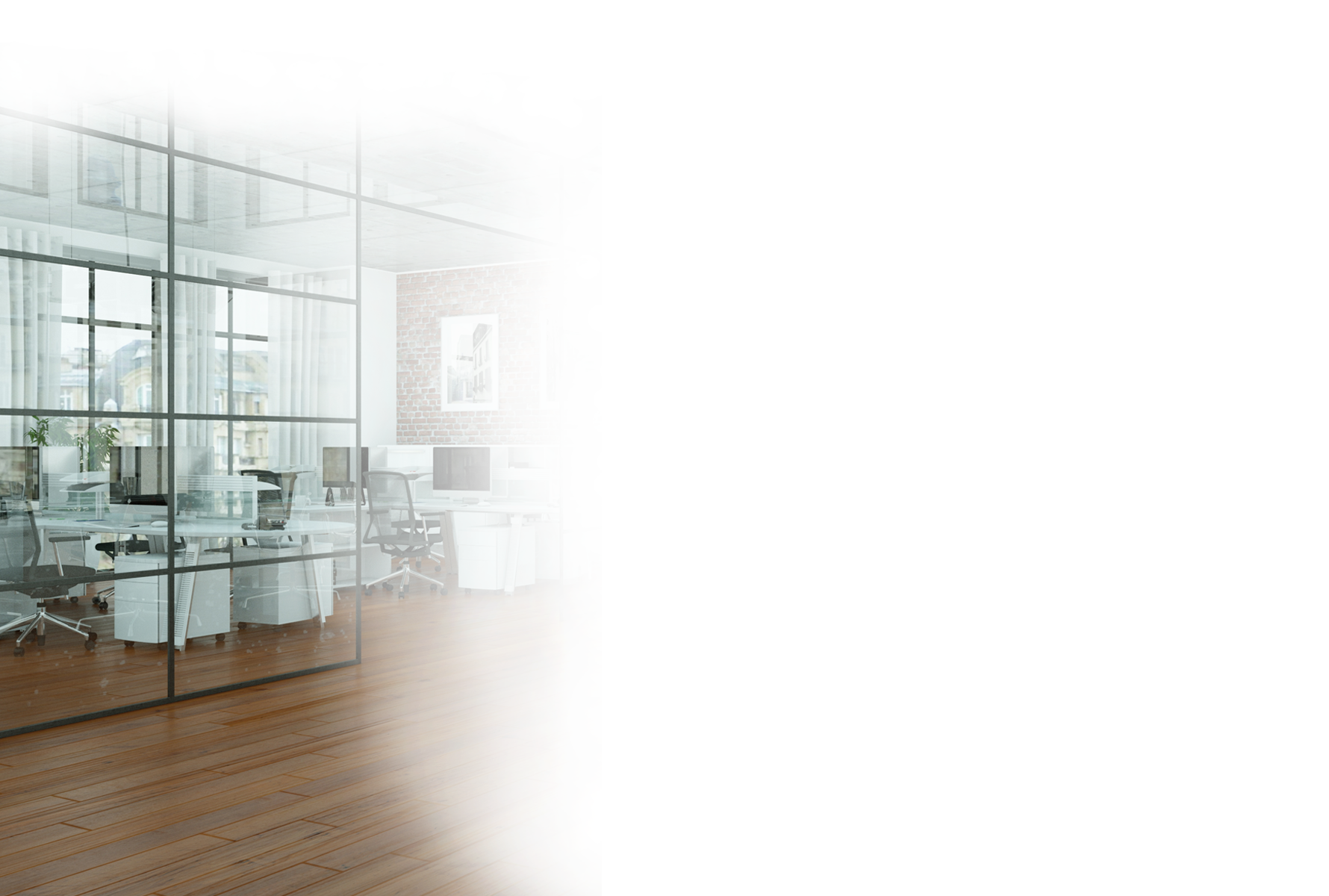 Ścianki szklane w Glass House