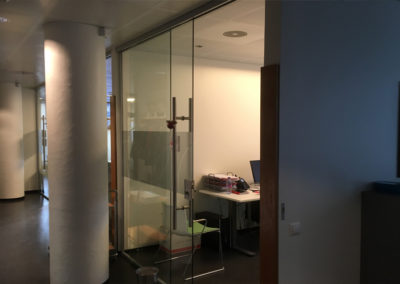 Nadruk na szkle kamienie i rośliny na wodzie